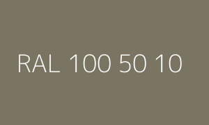 Color RAL 100 50 10