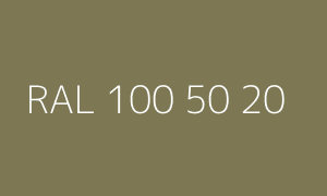 Color RAL 100 50 20