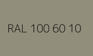 Color RAL 100 60 10