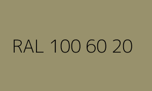 Color RAL 100 60 20