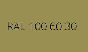 Color RAL 100 60 30