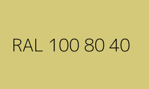 Color RAL 100 80 40