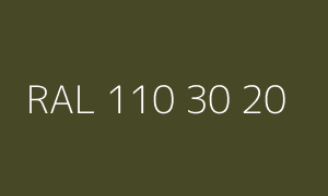 Color RAL 110 30 20