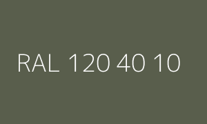 Color RAL 120 40 10