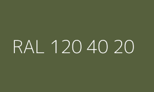 Color RAL 120 40 20