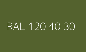Color RAL 120 40 30
