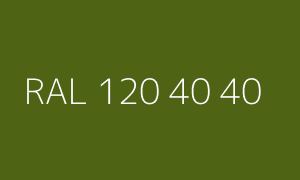 Color RAL 120 40 40