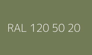 Color RAL 120 50 20