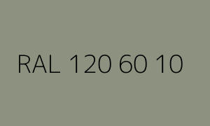 Color RAL 120 60 10