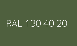 Color RAL 130 40 20
