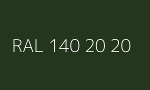 Color RAL 140 20 20