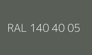 Color RAL 140 40 05