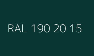 Color RAL 190 20 15