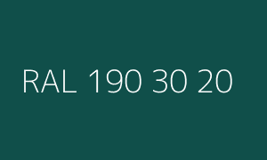 Color RAL 190 30 20