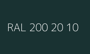 Color RAL 200 20 10