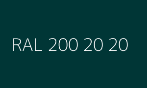 Color RAL 200 20 20
