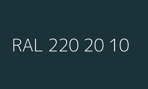 Color RAL 220 20 10