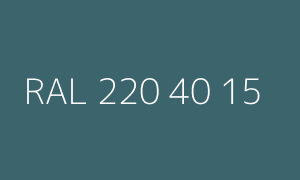 Color RAL 220 40 15