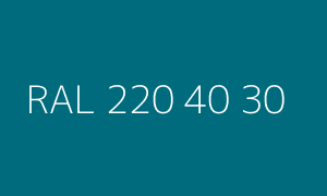 Color RAL 220 40 30