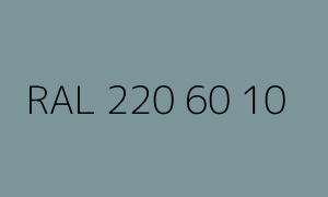 Color RAL 220 60 10