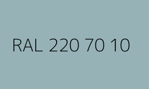 Color RAL 220 70 10