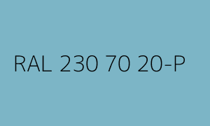 Color RAL 230 70 20-P