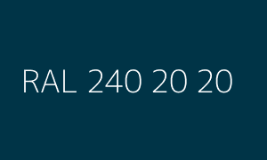 Color RAL 240 20 20