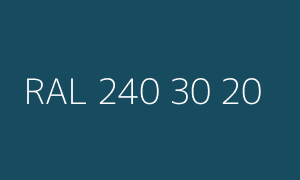 Color RAL 240 30 20