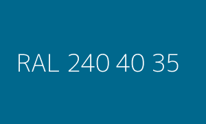 Color RAL 240 40 35
