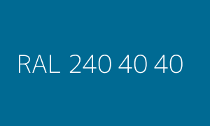 Color RAL 240 40 40