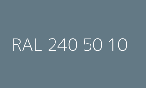 Color RAL 240 50 10