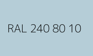 Color RAL 240 80 10
