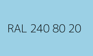 Color RAL 240 80 20