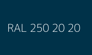 Color RAL 250 20 20