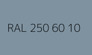 Color RAL 250 60 10