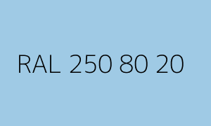 Color RAL 250 80 20