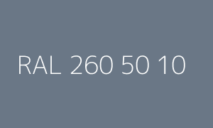 Color RAL 260 50 10
