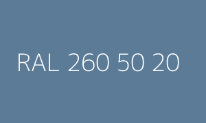 Color RAL 260 50 20