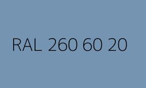 Color RAL 260 60 20