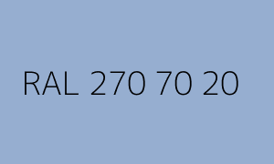 Color RAL 270 70 20