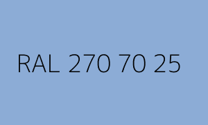 Color RAL 270 70 25