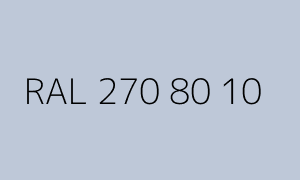 Color RAL 270 80 10