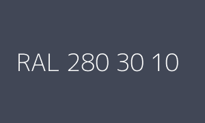 Color RAL 280 30 10