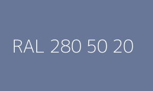 Color RAL 280 50 20