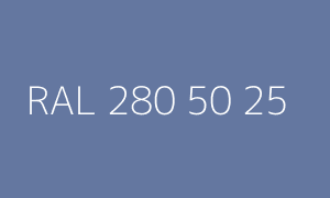 Color RAL 280 50 25