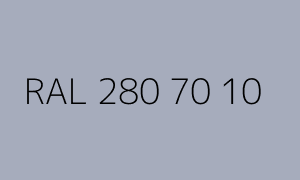 Color RAL 280 70 10