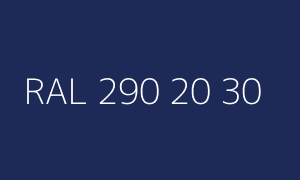 Color RAL 290 20 30