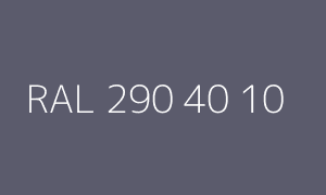 Color RAL 290 40 10