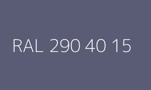 Color RAL 290 40 15