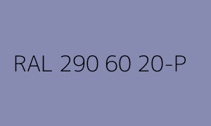 Color RAL 290 60 20-P